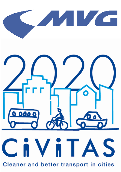 Logos der MVG und von CIVITAS