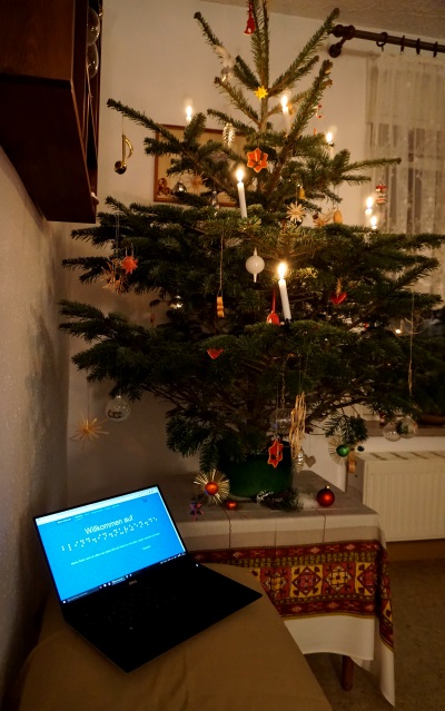 der XPS 13 unter dem Weihnachtsbaum